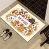 Cute Cartoon Dog Welcome Door Mat Non-Slip, Hope You Like Dogs Entrance Rug for Pet Lovers, Washable Indoor Floor Carpet