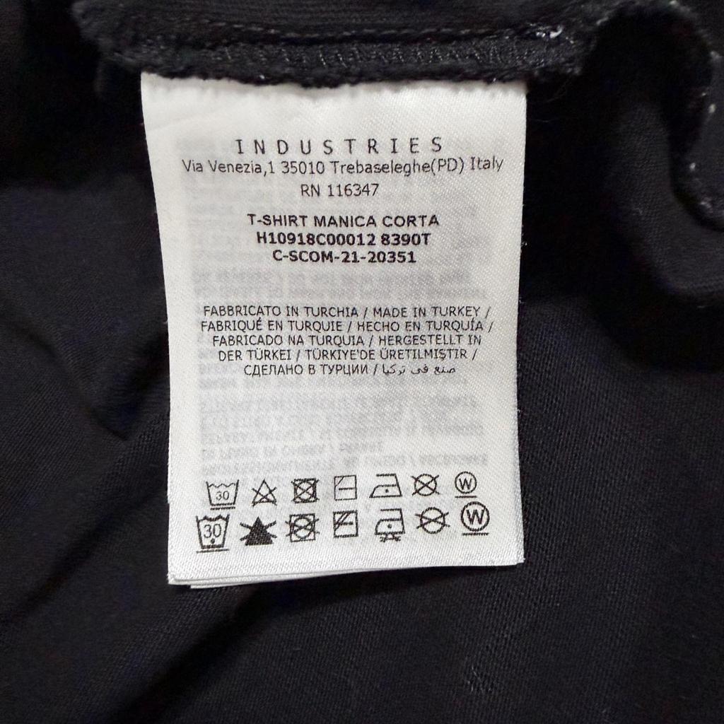 Used MONCLERShort sleeve T-shirt black mens