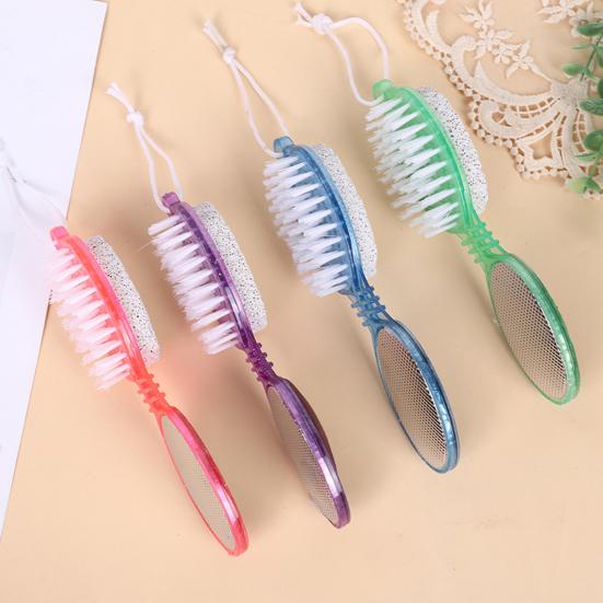 4v1 pilník na nohy z nerezové oceli s kartáčkem a pemzou, nástroj na odstraňování mozolů a odumřelé kůže