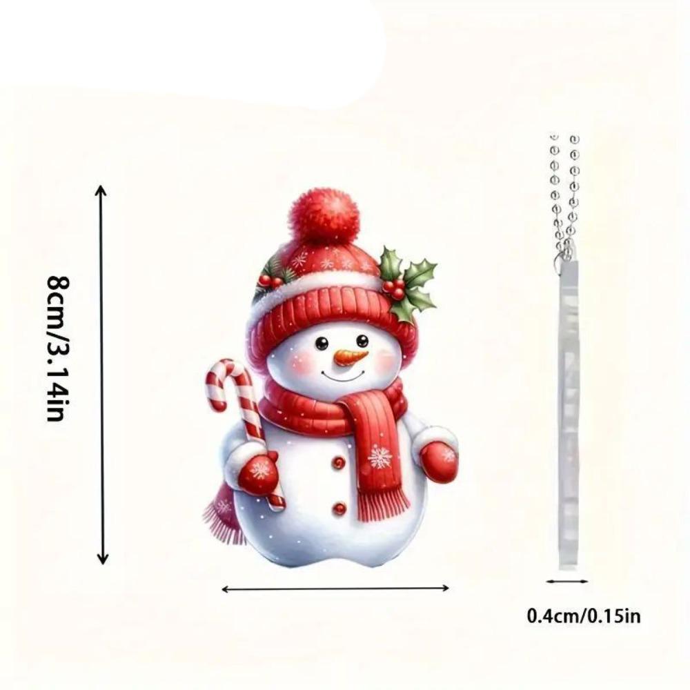 Creative Polar Bear Pendant Christmas Tree Ornament DIY Happy New Year Merry Christmas Present Handmade New Year Decor