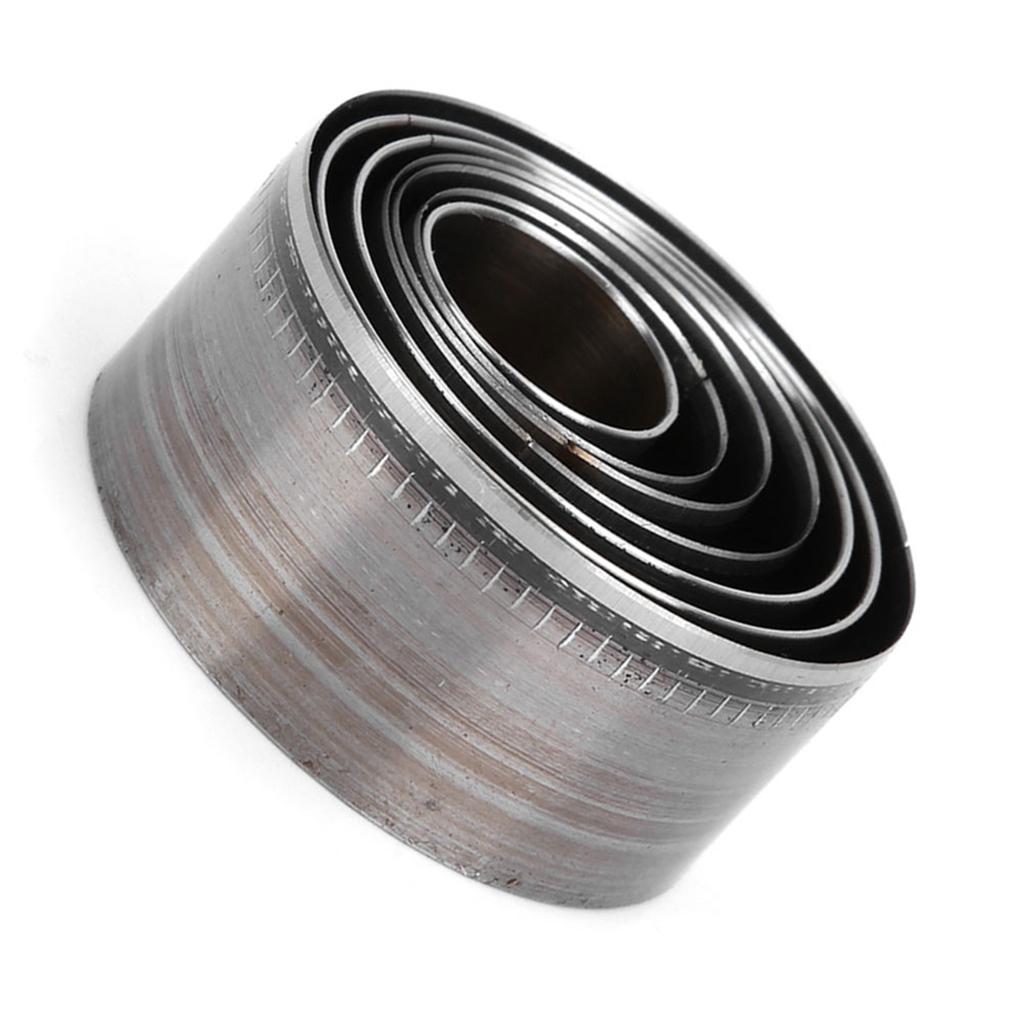 7-teiliges Leder-Stanzwerkzeug, kreisförmiges Stanzwerkzeug für die Lederbehandlung