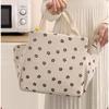 Lunch Bag Insulated Tote With Waterresistant Corduroy For Office And School Use