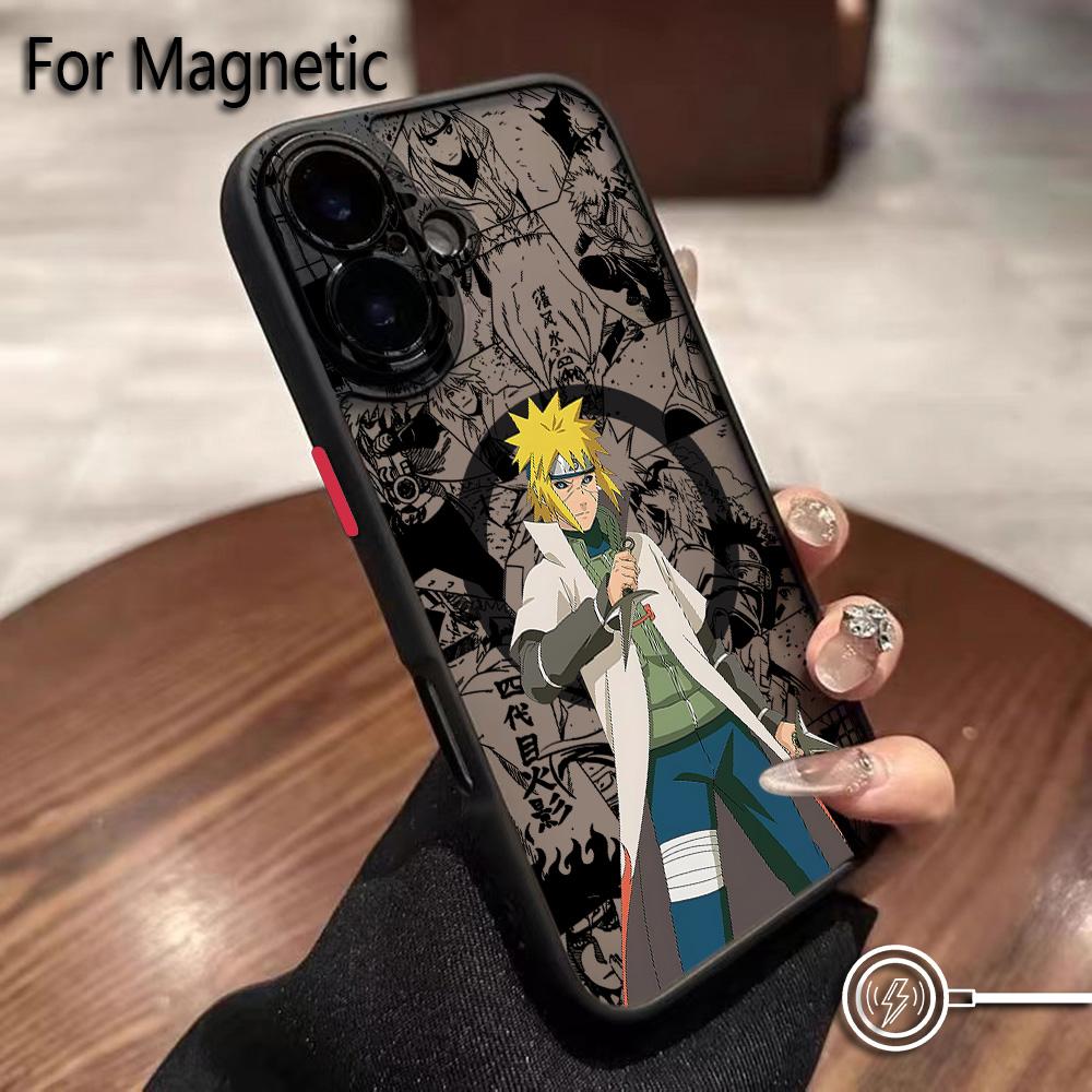 Narutos Minatos Namikazes Phone Case for iPhone 17 16 15 14 13 12 11 Air Pro Max Mini XR XS X 7 8 6 6s Plus Matte Magnetic