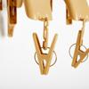 Cat Hangers With 10Pcs Clothes Pegs Indoor Outdoor Laundry Clips Underwear Socks