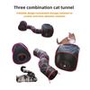 Pet Cat Toys Combination Tunnel Cat Runway Cat Drill Through Rolling Ground Totoro Tunnel Toy Can Combined with Cat Tunnel Toys