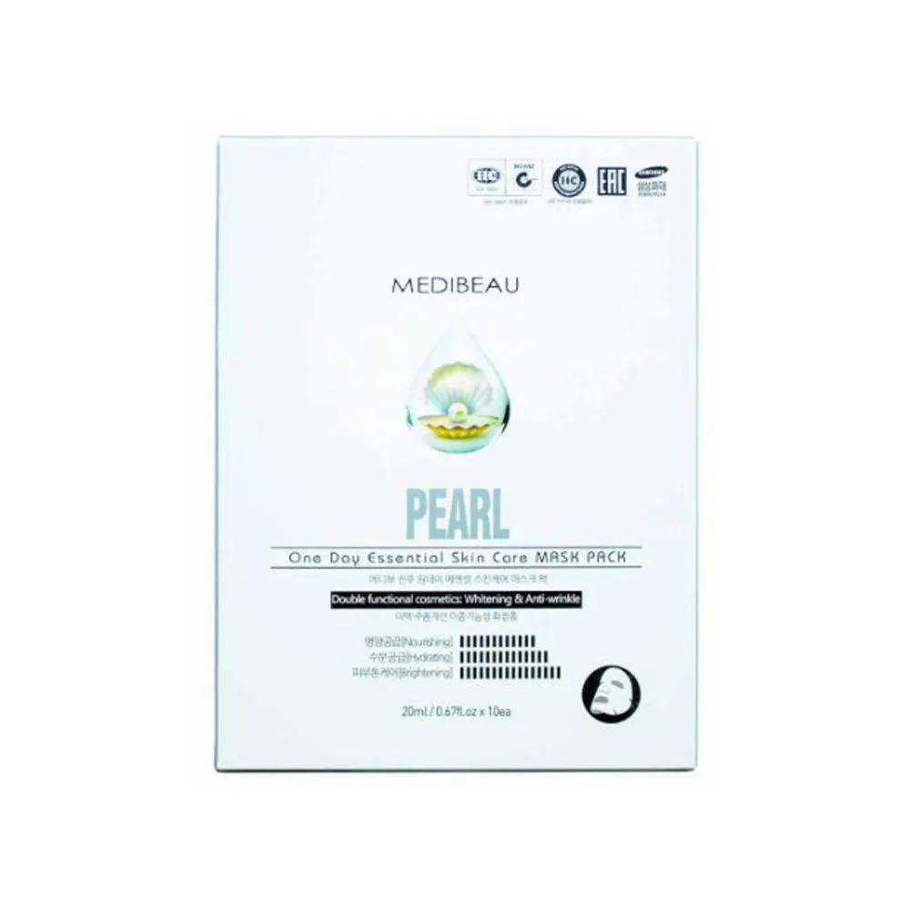 MEDIBEAU One Day Essential Skincare Mask Pack 20ml - Pearl 10 Sheets