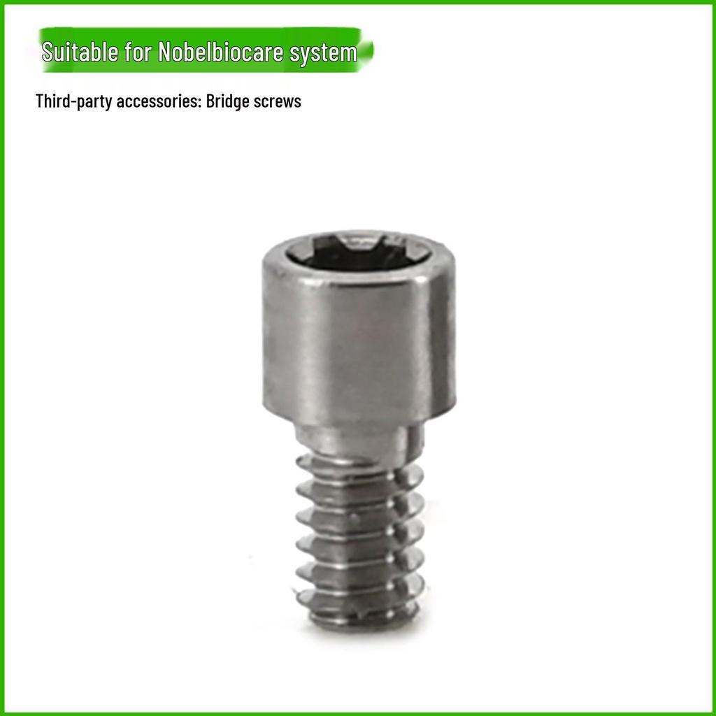 Nobel Biocare Compatible TiBase Titanium Dental Implant Abutment with Transfer Post Protection Cap