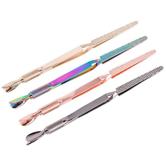 

Health Caring Nail Extension Tips Holder Shaping Clip Cuticle Pusher Picker Manicure Tool