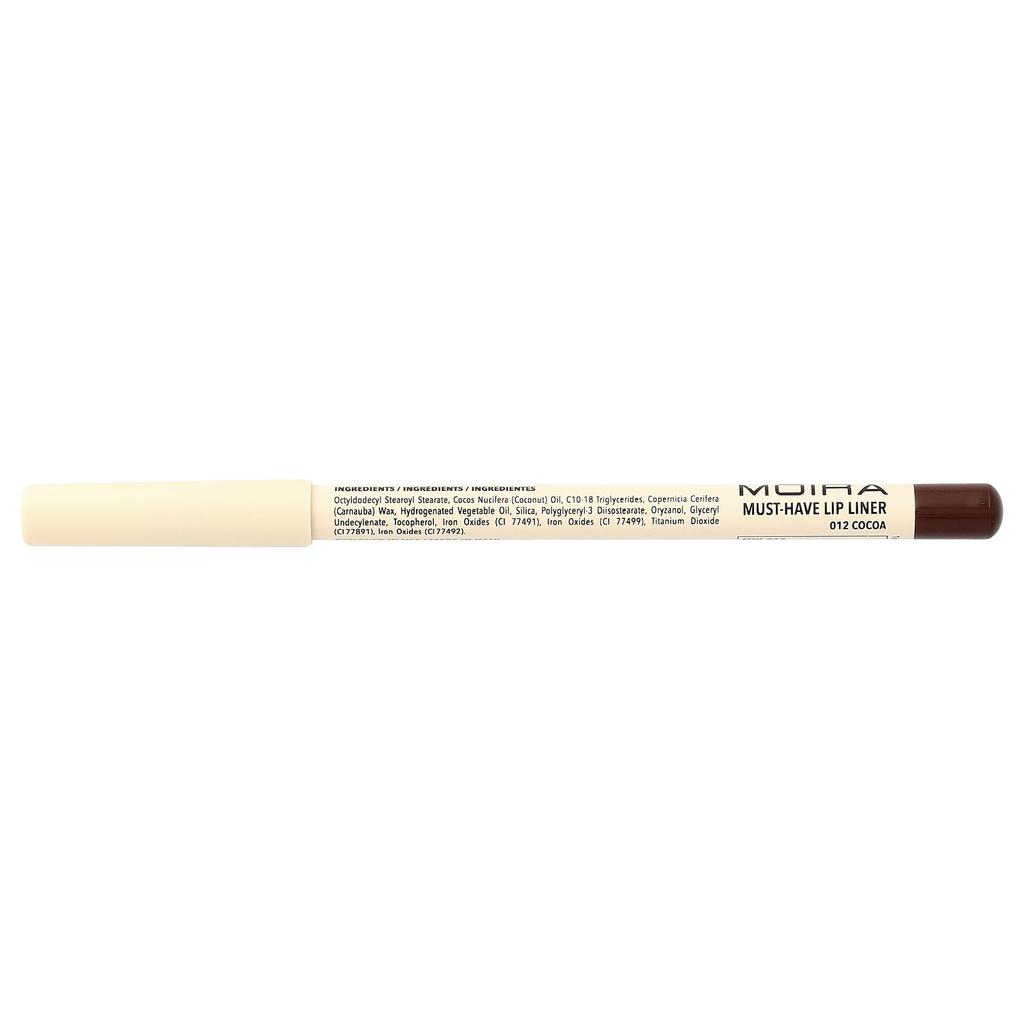 Moira Beauty, Must-Have Lip Liner, 012 Cocoa, 1.1g (0.04oz)