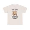 Funny Chicken Shirt Unisex Cotton Tee for Animal Lovers, Silly Humor Casual Wear
