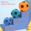 Silent Soccer Ball High Density PU Foam Quiet Football Indoor Playing Mute Bouncing Ball Children Sports Toy Game No Noise