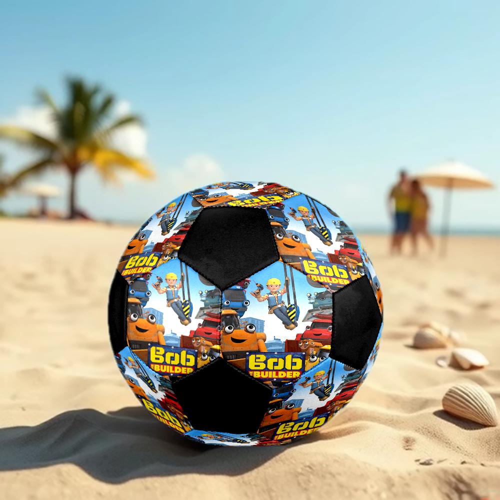 Bob the Builder Theme Size 5 Soccer Ball, Suitable for Both Indoor and Outdoor Matches, a Gift Suitable for Everyone.