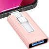 Stick USB 3-în-1 pentru Mobil și Android cu Capacitate Mare și Adaptor