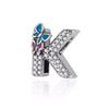 Charms Lettres Papillon Amour Perles Cuivre Convient Bracelet Fin Fabrication Bijoux DIY