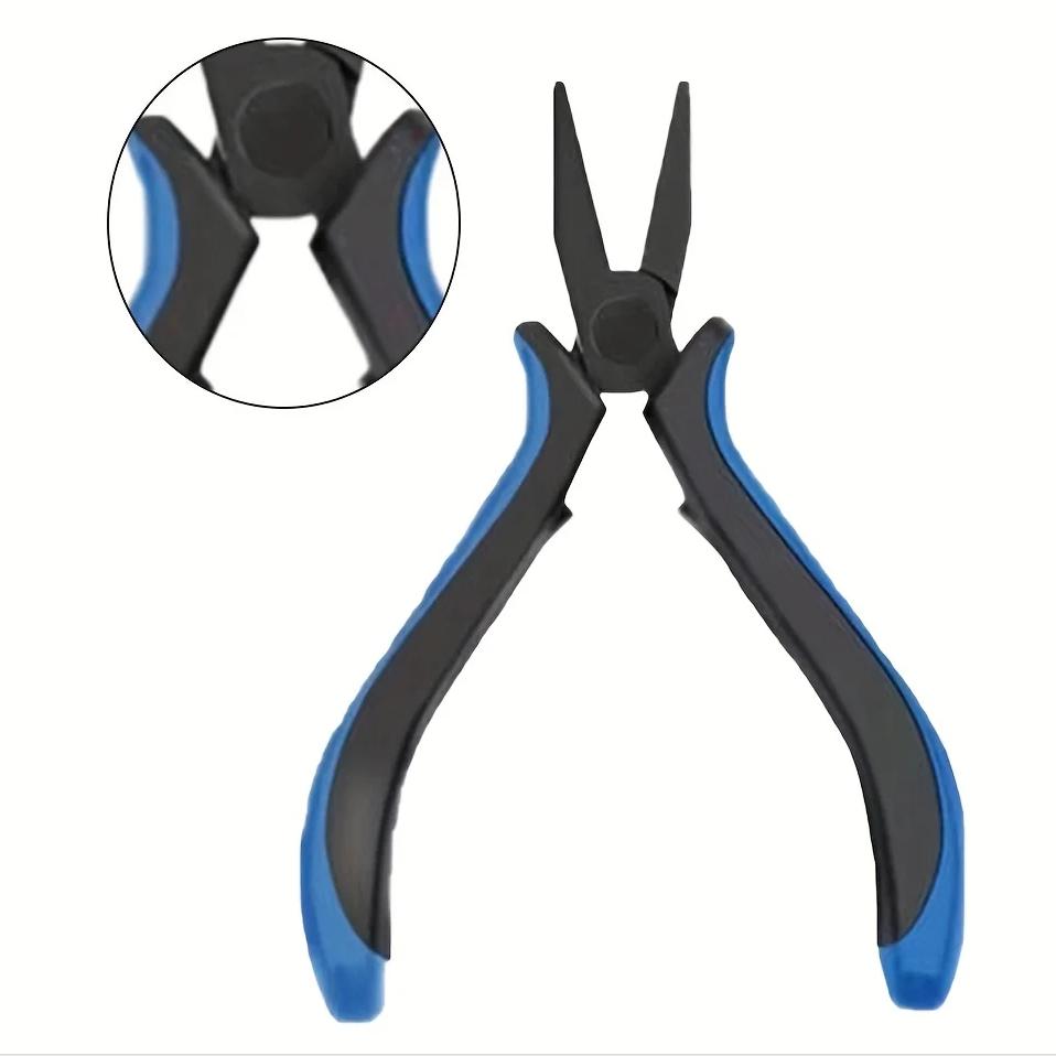 1pc Non-Damaging Flat Nose Binding Hook Pliers for Wire Pulling and Jewelry DIY Crafting Multi- Hand Tool