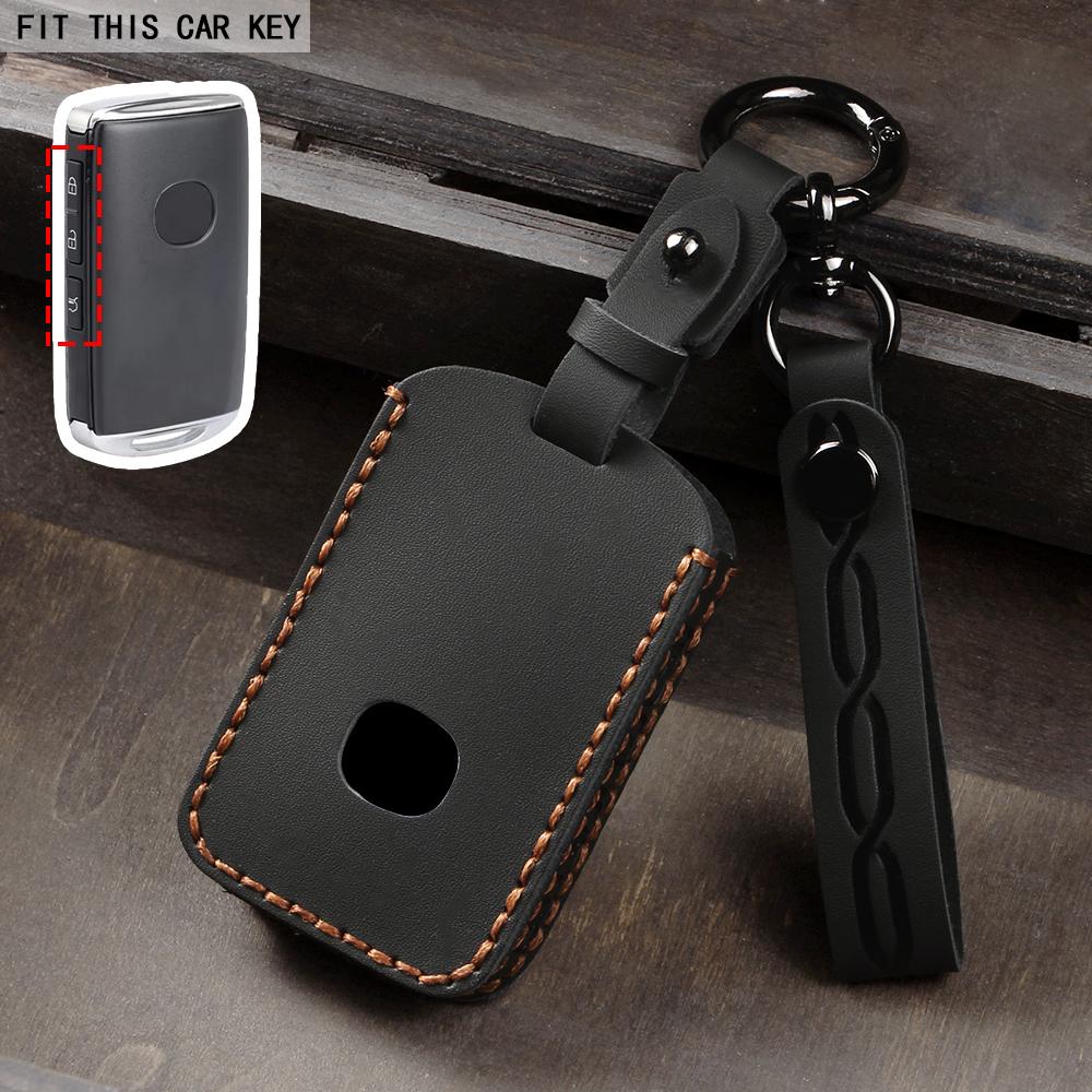 Leather Key Case Shell Fob for Mazda 3 Alexa CX4 CX5 CX-5 CX8 CX-30 CX30 2019 2020 Protector Accessories