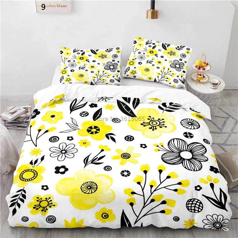 Fashion Nordic Printed 3d Bedding Set Duvet Cover Set Pillowcase Twin Full Queen King Size Bedclothes Bed Linen Drop Shipping