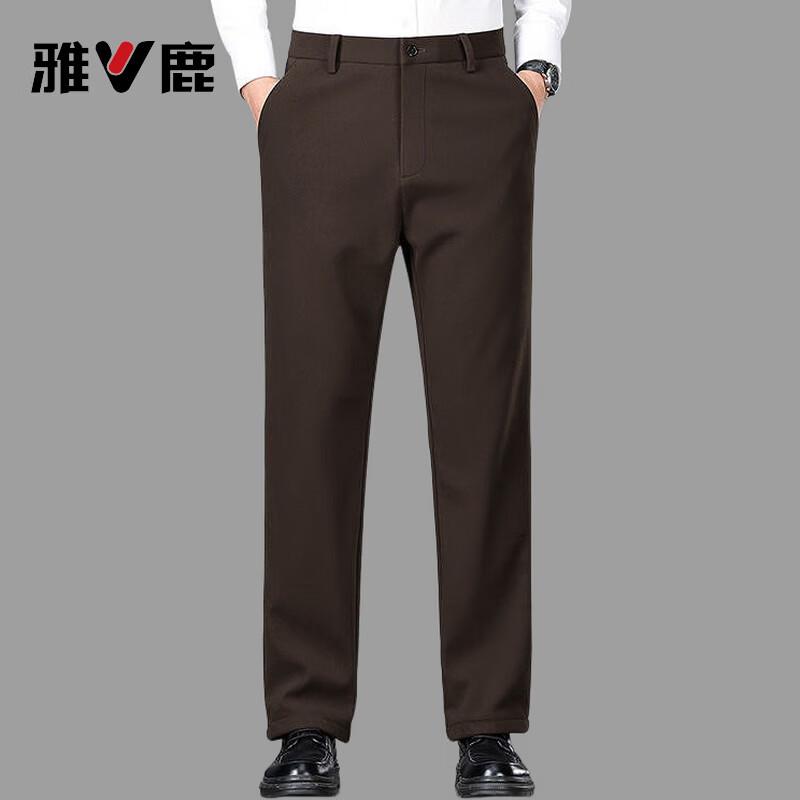 Yalu Men's Business Casual Straight Fit Pants