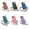 Google Pixel 9A Leather Case with Card Holder & Lanyard