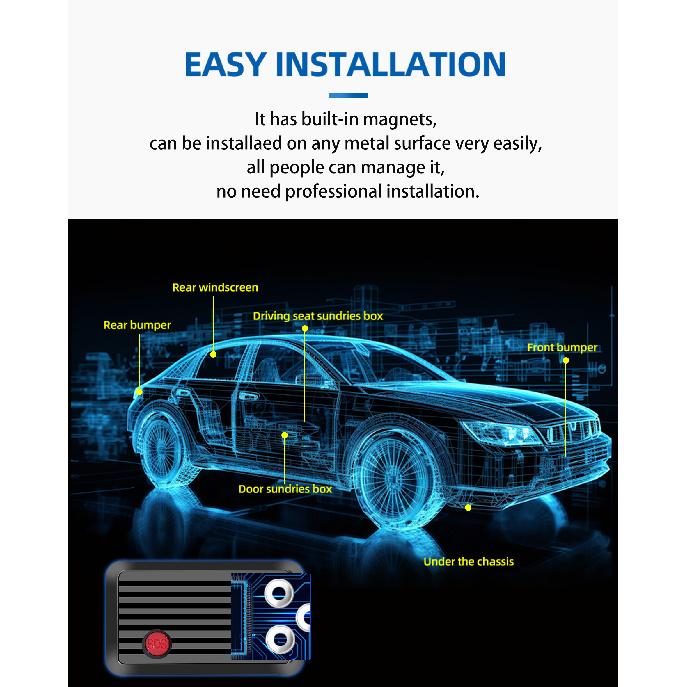 Car Tracker GPS Tracker Car TrackerKing EC11B 2G 4G Magnet 6000mAh GPS Tracker GPS Locator Vehicle PK TK915