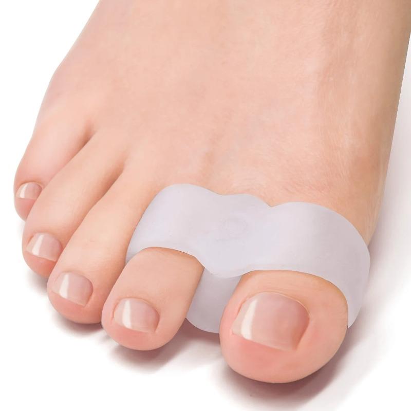 Soft Silicone Toe Separators Adjustable Bunion Relief Corrector for Women Men Reusable Pain Relief Comfortable Foot Care Tool
