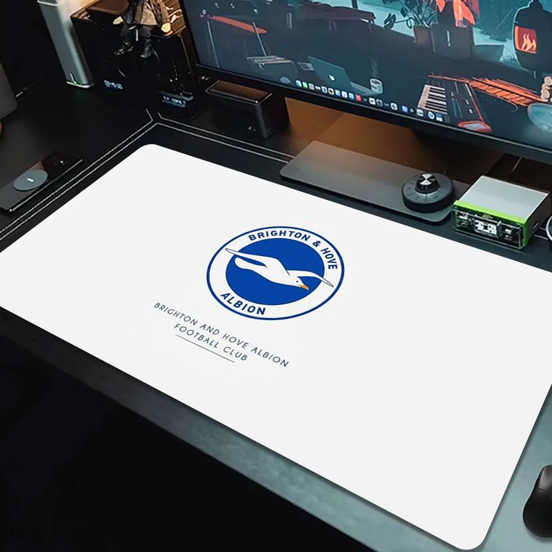 Brighton & Hove Albion Large Size Mouse Pad Large Gaming Table Cushion Non-slip Laptop Tablet Big Mousepad XXL Mat Mini PC Playmat With Lock Edge