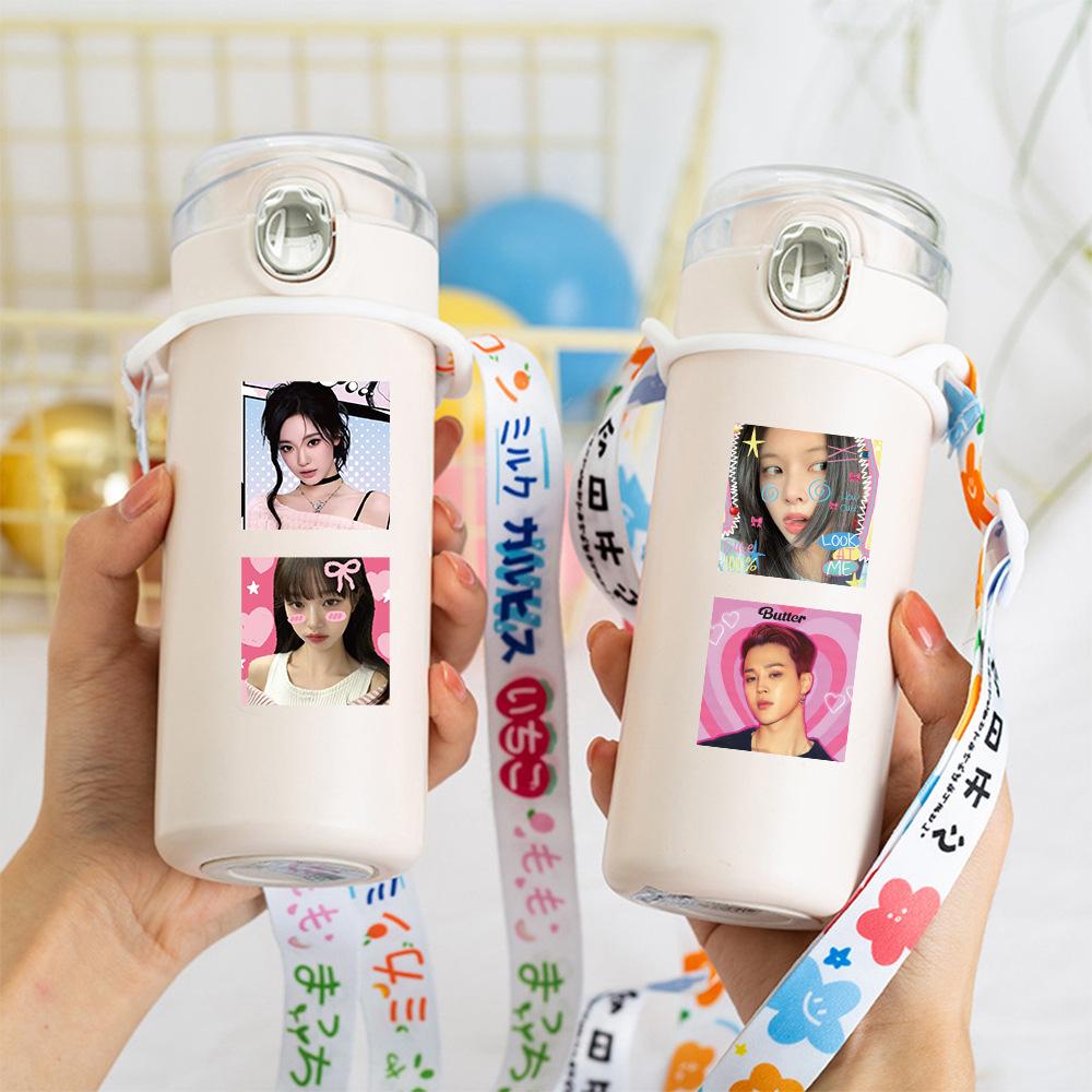 Skzoo Idol Roll Stickers 500 Pcs Adhesive Labels For DIY Journal Scrapbook Phone Case Polaroid Decoration Fans