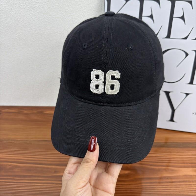 Baseball Cap For Men And Women With Embroidered Letter Design For Street Style And Sun Protection