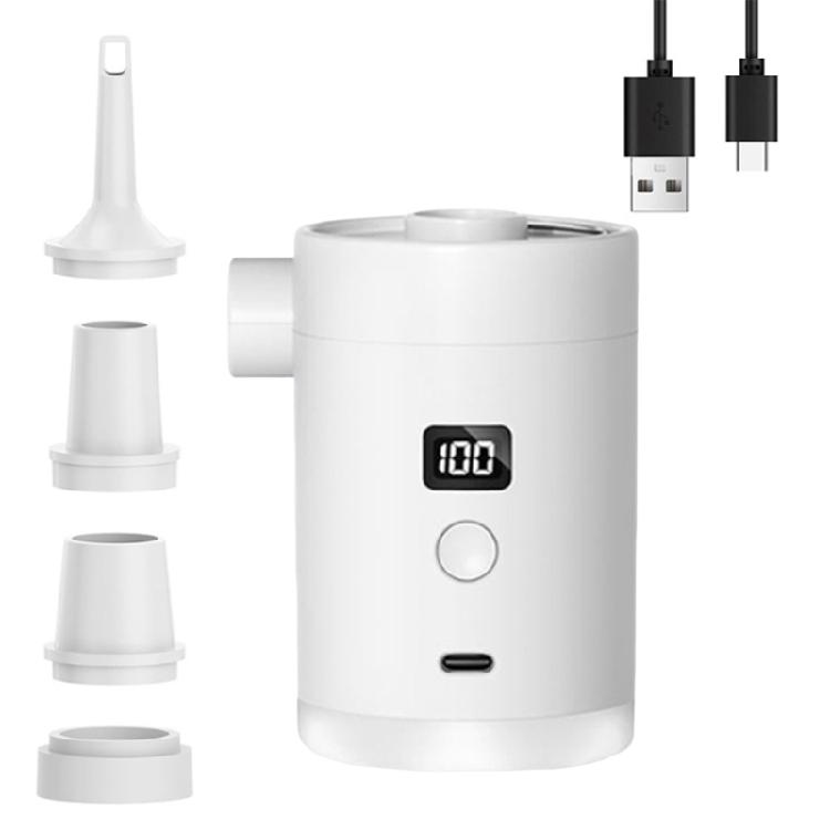 Wireless Electric Air Pumps with Fast Inflation Deflation Attachments Suitable for Pool Float Airbeds Outdoor Activity