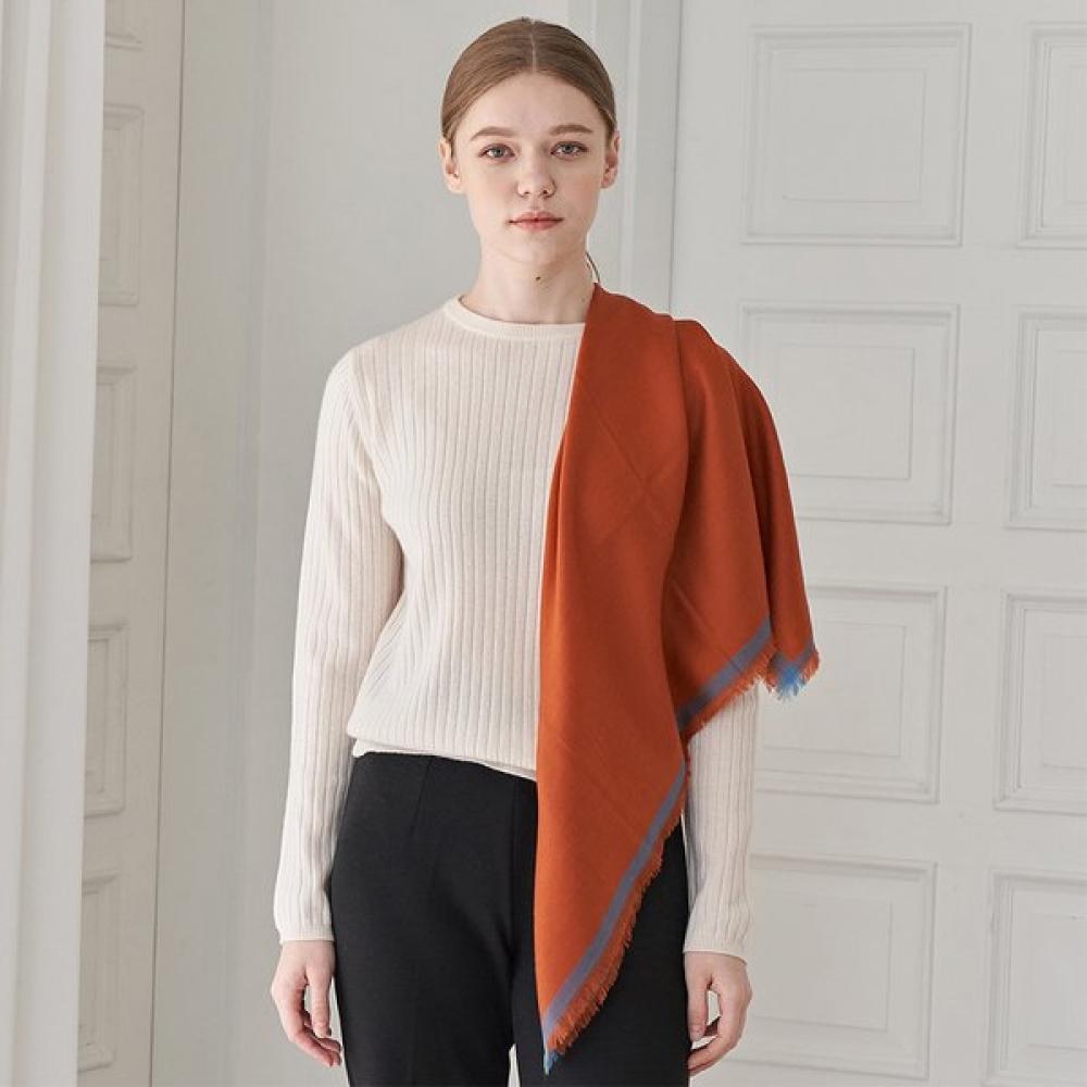 Dal Cashmere Air Cashmere Scarf Square Brick Single option
