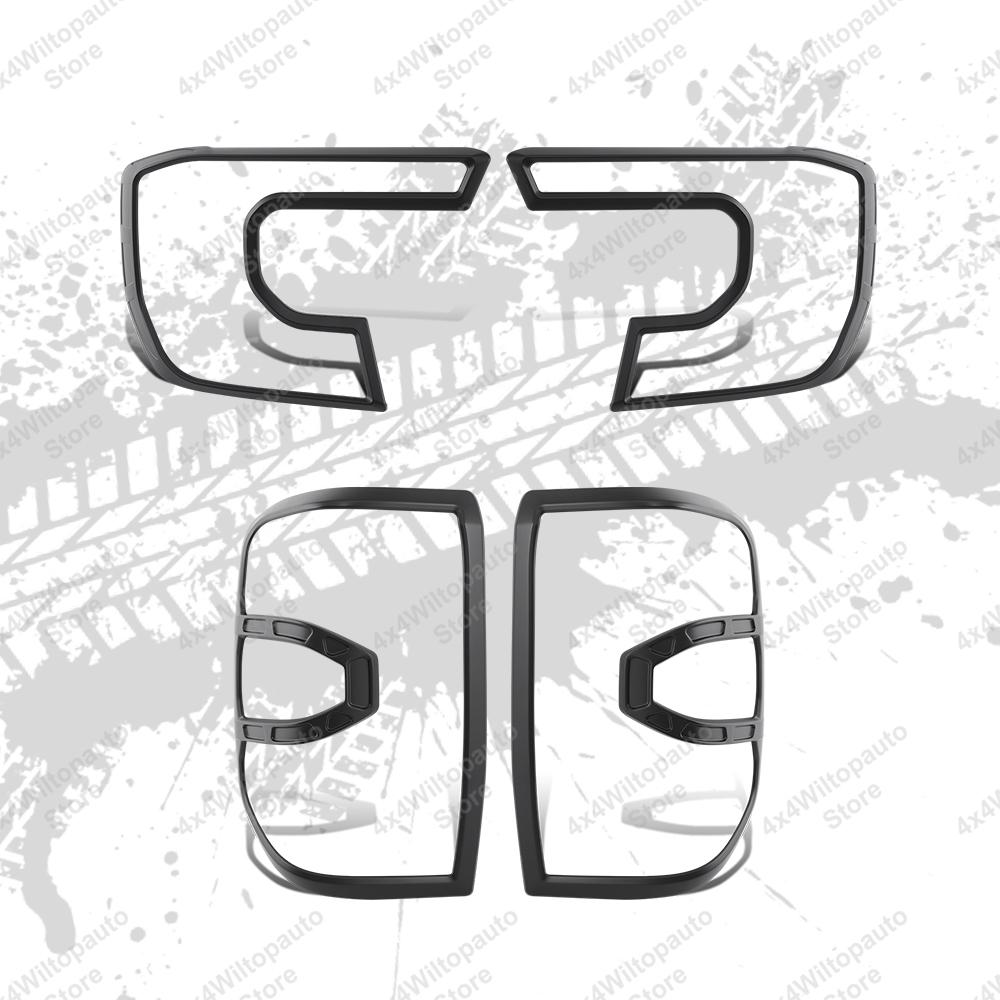 

Head Light Lamp Cover Surround Guard Trim Head Lights Taillights Cover For Ford Ranger Next Gen T9 Raptor 2025- Car Accessories