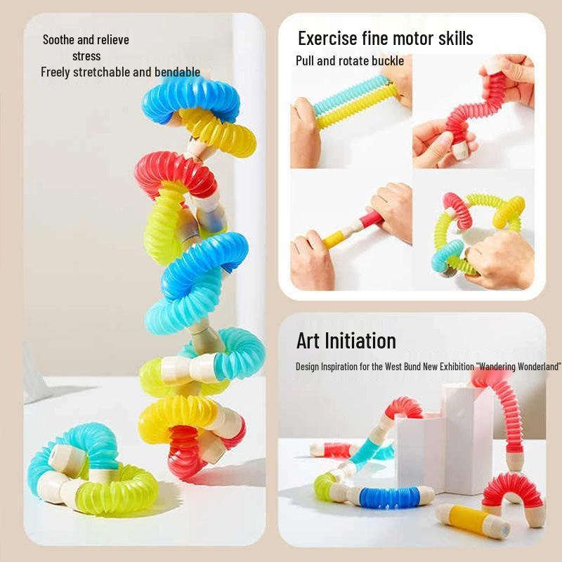Magnetic Stick Toy: Multisensory Educational Tool for Kids' Concentration and Creativity