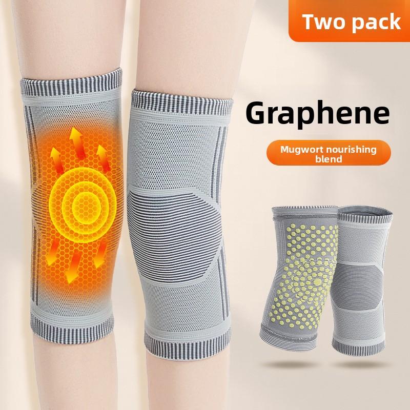 Graphene Sports Knee Pads Self-Heated Graphene Warm Knee Pads Mugwort Knee Pads Suitable For Old Cold Legs Perfect For Men And Women