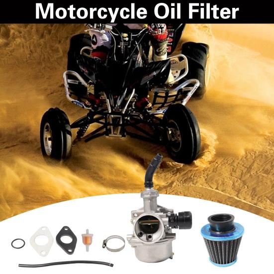 1 Set Motorcycle Carburetor with Fuel Filter High Performance Universal High-strength Motorcycle Engine Carburetor Scooter Supplies