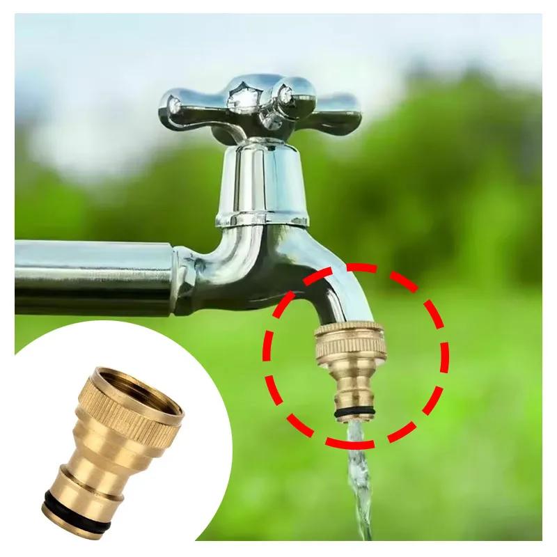2PCS Universal Tap Kitchen Adapters Brass Faucet Watering Garden Tools Tap Connector Mixer Hose Adaptor Basin Fitting