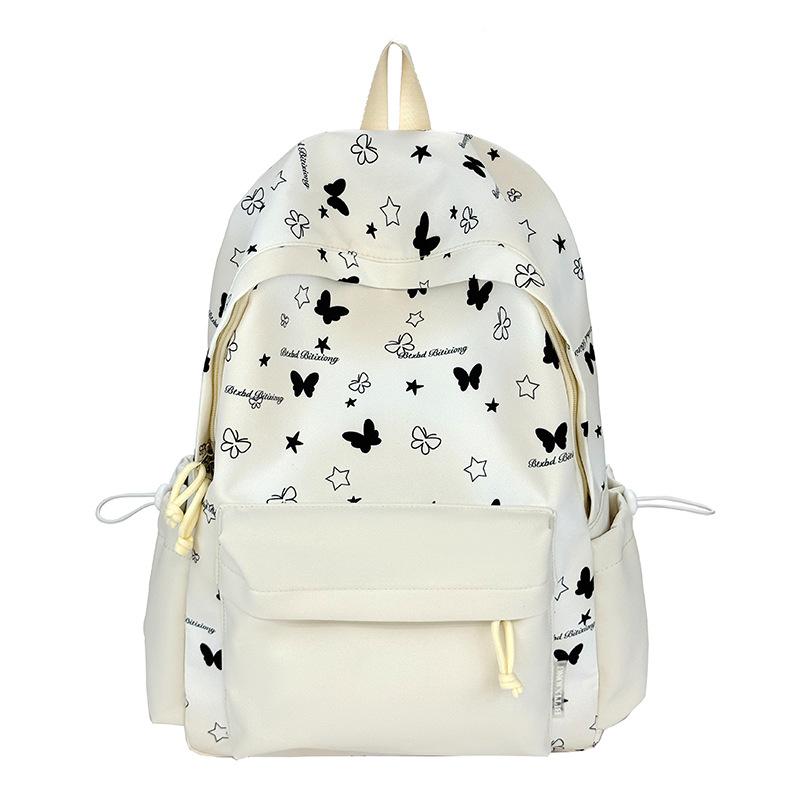 Summer schoolbag female junior high school student Japanese ins large-capacity backpack outdoor lightweight niche computer bag