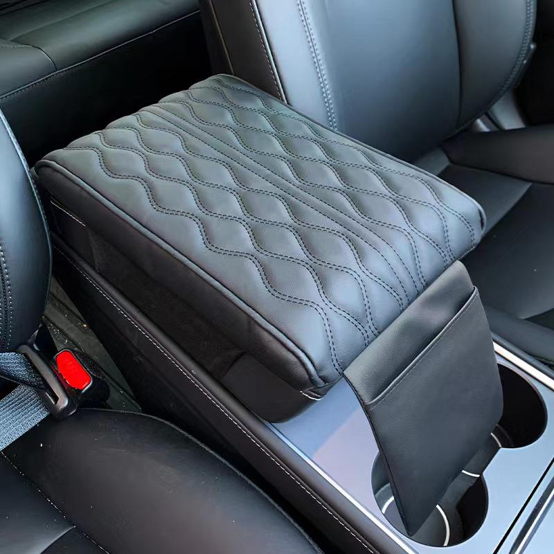Universal Memory Foam Car Armrest Pad with Height Boost