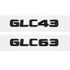 Alloy ABS Car Emblem Sticker Rear Trunk Letter Number Badge for Mercedes Benz GLC43 GLC63 GLC200 GLC260 GLC300 Accessories