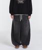 Gicheol Denim Sweat Balloon Pants (Washed Black)