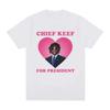 Rapper Chief Keef Lead leads high-quality T-shirts for men and women hip-hop retro cotton casual soft loose casual loose tops