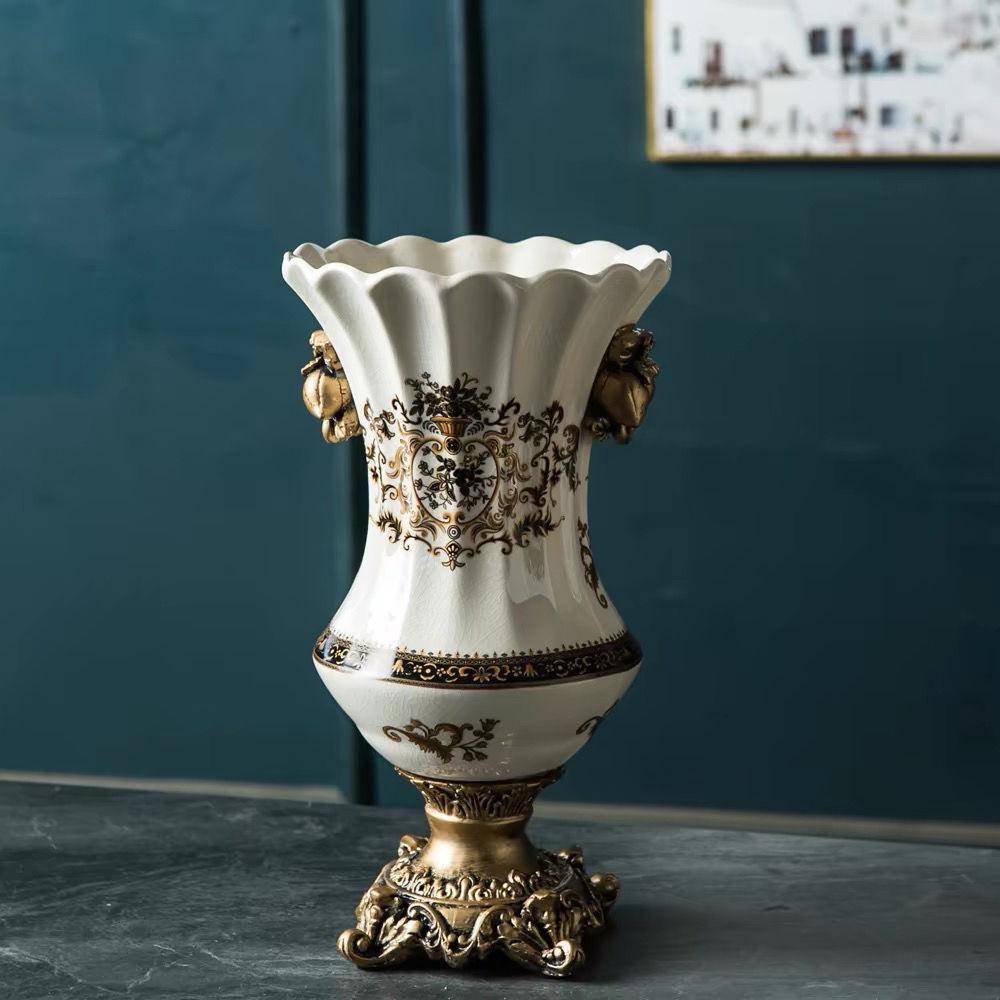 

Фарфоровая ваза ретро сине-белый фарфор европейская гостиная украшение аранжировка цветов легкая роскошь китайское украшение