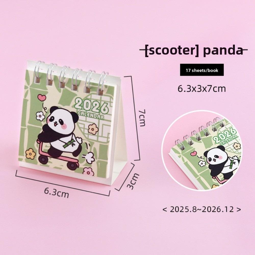 Small 2026 Desk Calendar Standing Flip Coil Calendar New Schedule Planner  Gifts