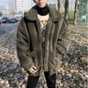 Cotton Thick Lamb Wool Coat Men's Winter Padded Jacket Vintage Korean Style Student Warm Jacket  Men's Clothing