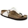 Birkenstock Gizeh Birko Flor Graceful Narrow Fit Sandals 'Pearl White' Women's 0943873