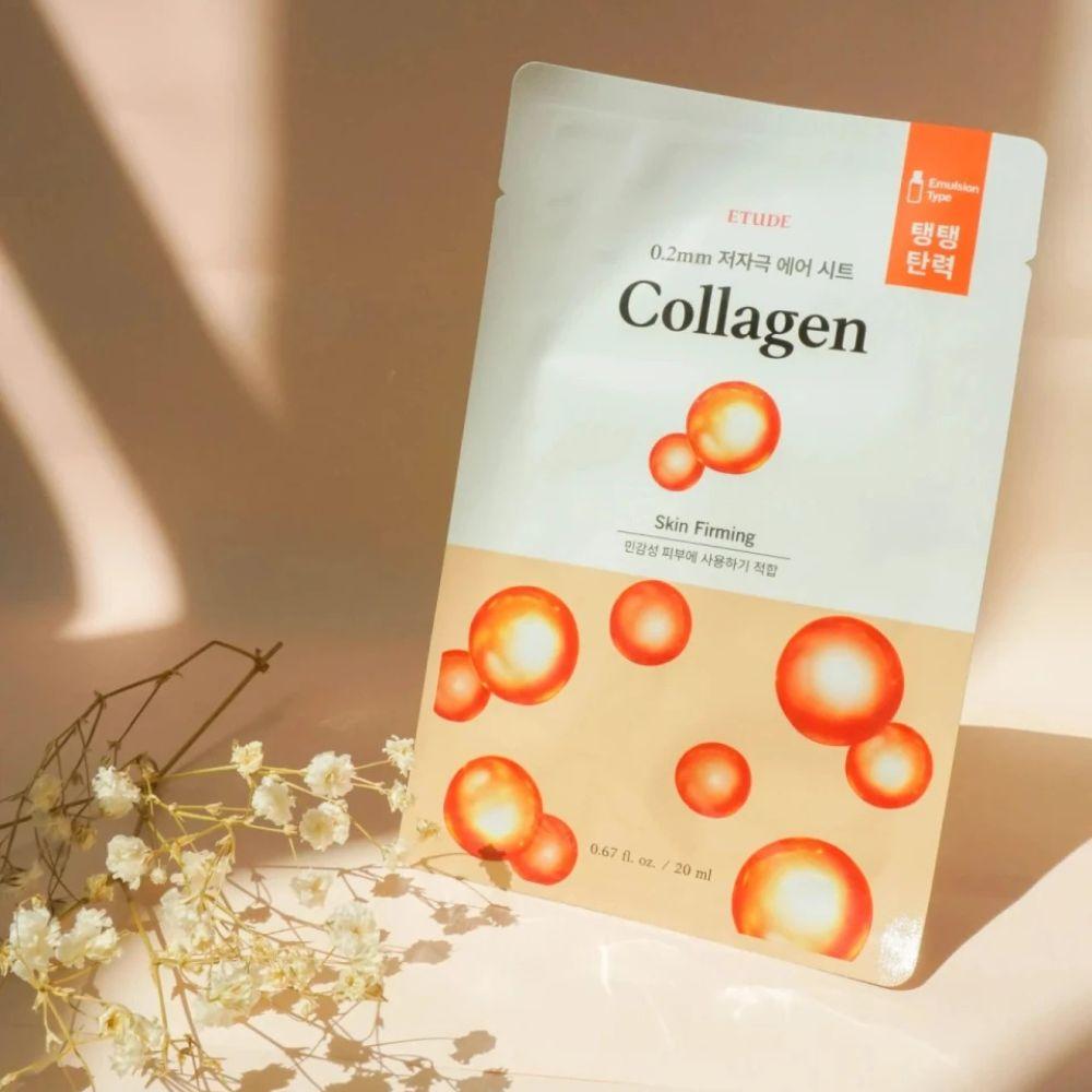 Etude 0.2 Therapy Air Mask Collagen 20ml Nourishing Sheet Mask