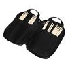 IRIN Drum Stick Storage Bag Leather Drumstick Case Portable Foldable Drumsticks Backpack Percussion Instruments Accessories