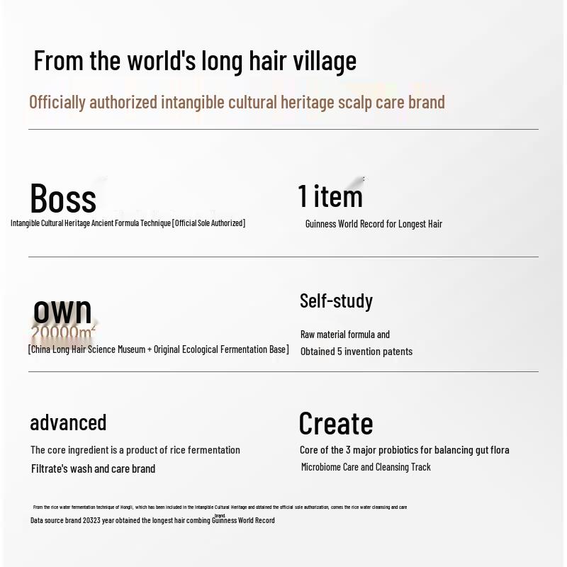 Long Hair Xiaozhai Men's Scalp Care Shampoo