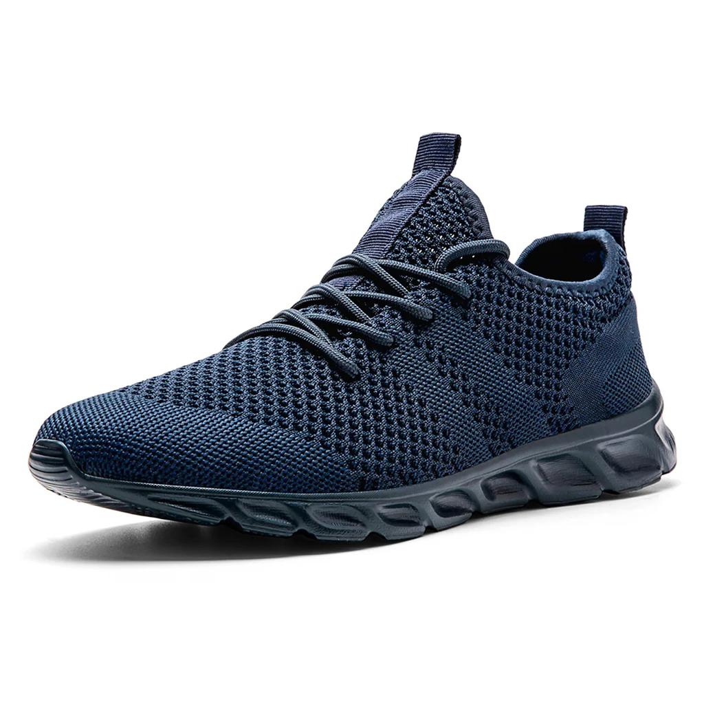 Men Casual Sports Shoes Air Mesh Lightweight Sneakers Anti-slip and Wear-resistant Flat Walking Shoe Athletic Jogging Size 36