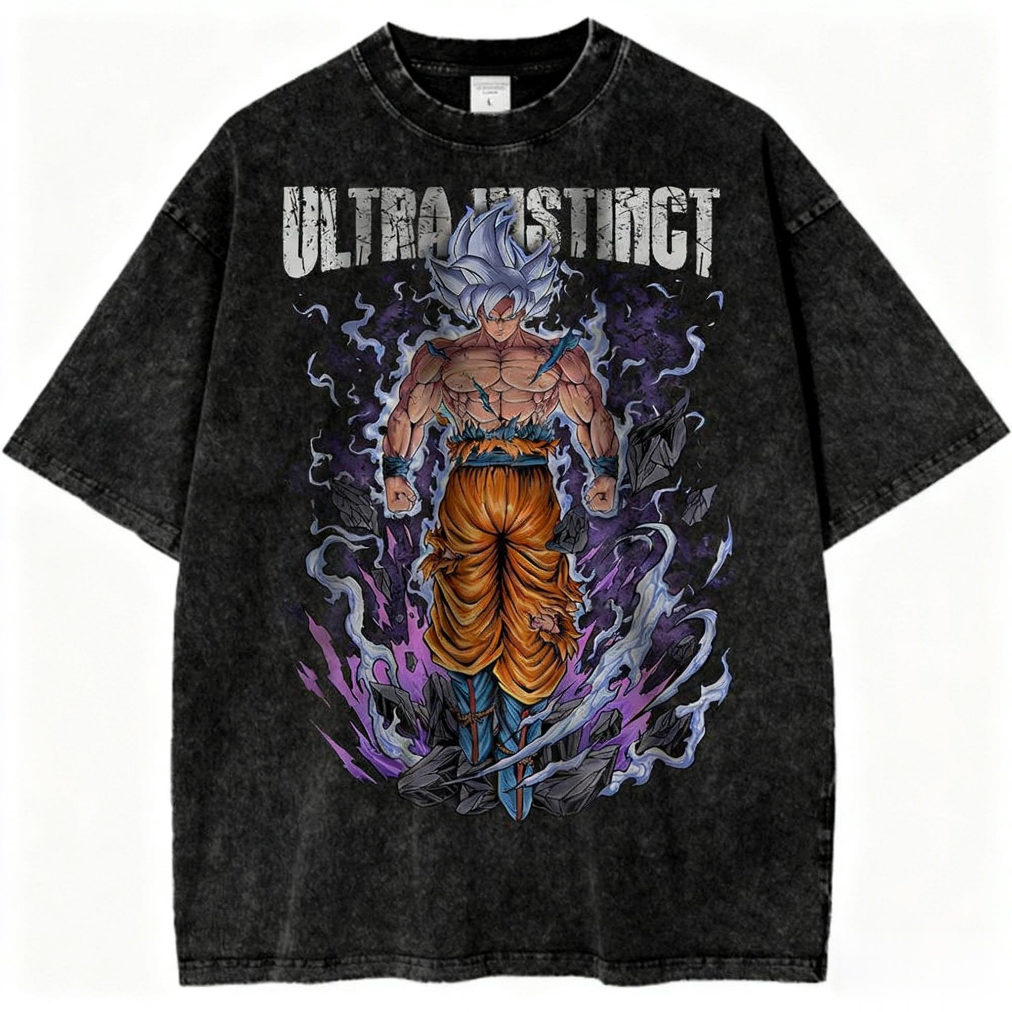 

Summer Dragon Ball Goku Vintage Washed HighQuality Cotton TShirt Casual Graphic Print Unisex TShirt Mens Tshirts 2XL