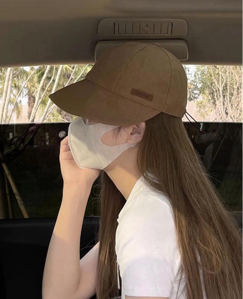 ZLS Bucket Hat Women's Spring and Summer Sunscreen UV Protection Sun Hat Plain Black Sun Hat